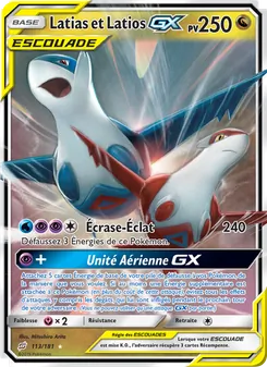 Carte Latias et Latios GX 113/181 – Duo de Choc