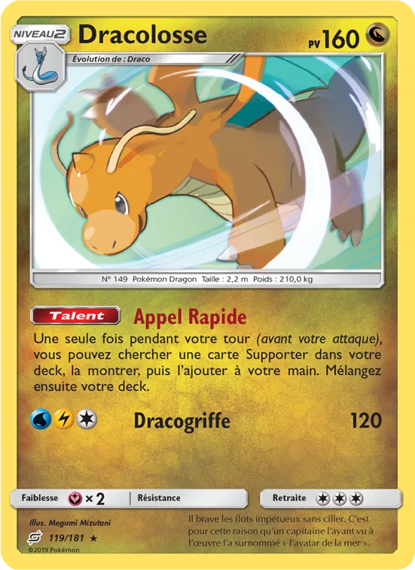 Carte Dracolosse 119/181 – Duo de Choc