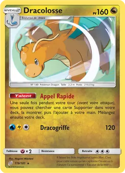 Carte Dracolosse 119/181 – Duo de Choc