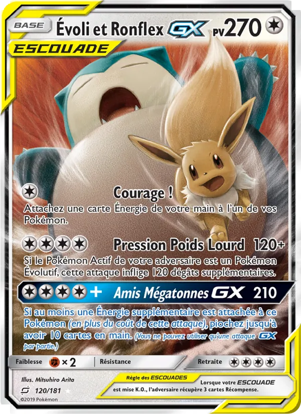Carte Évoli et Ronflex GX 120/181 – Duo de Choc
