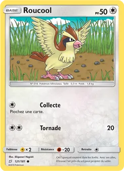 Carte Roucool 121/181 – Duo de Choc
