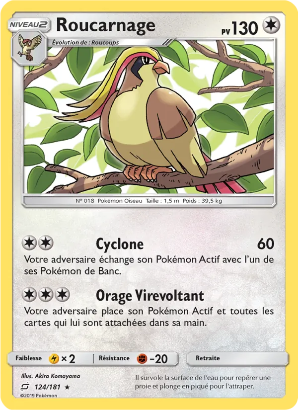 Carte Roucarnage 124/181 – Duo de Choc
