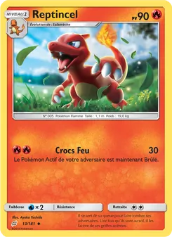 Carte Reptincel 13/181 – Duo de Choc