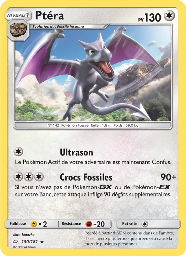 Carte Ptéra 130/181 – Duo de Choc