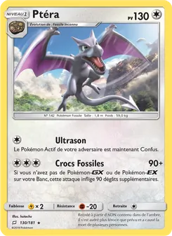 Carte Ptéra 130/181 – Duo de Choc