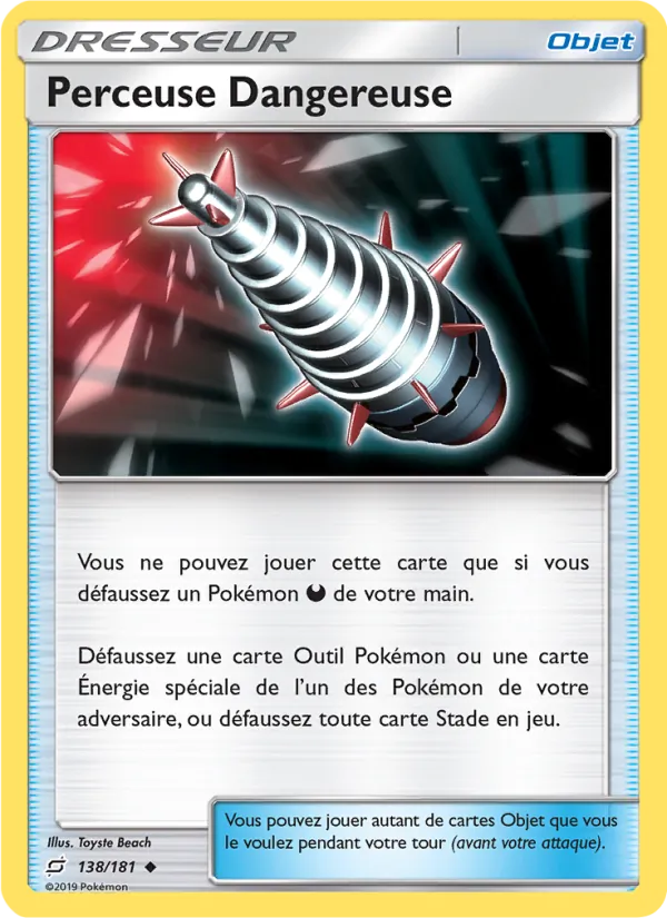 Carte Perceuse Dangereuse 138/181 – Duo de Choc