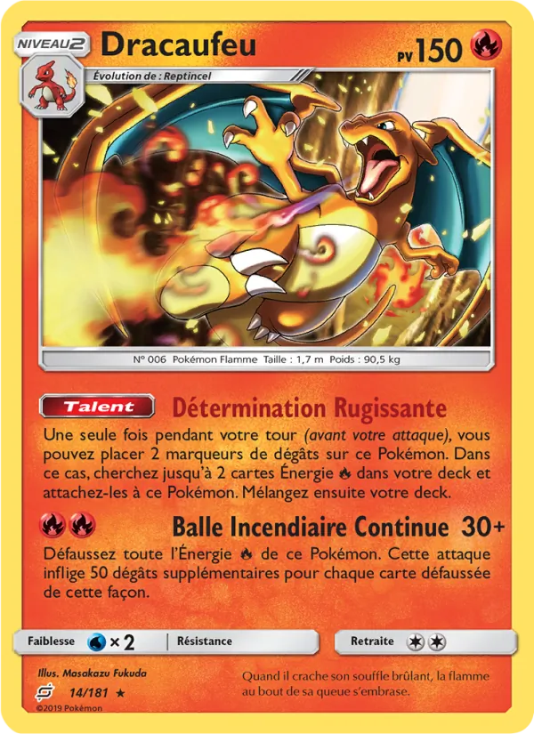 Carte Dracaufeu 14/181 – Duo de Choc