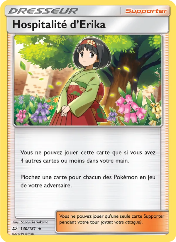 Carte Hospitalité d’Erika 140/181 – Duo de Choc