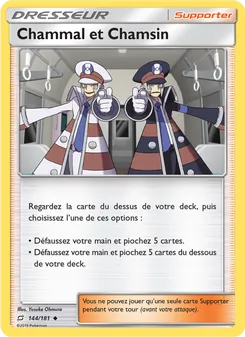 Carte Chammal et Chamsin 144/181 – Duo de Choc