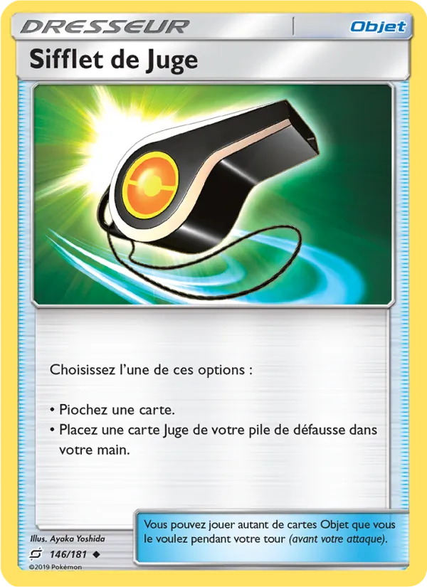Carte Sifflet de Juge 146/181 – Duo de Choc