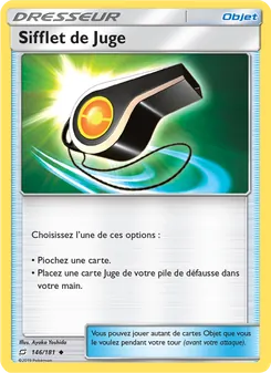 Carte Sifflet de Juge 146/181 – Duo de Choc