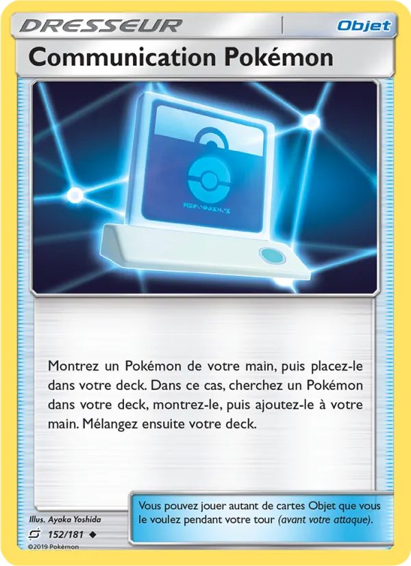 Carte Communication Pokémon 152/181 – Duo de Choc
