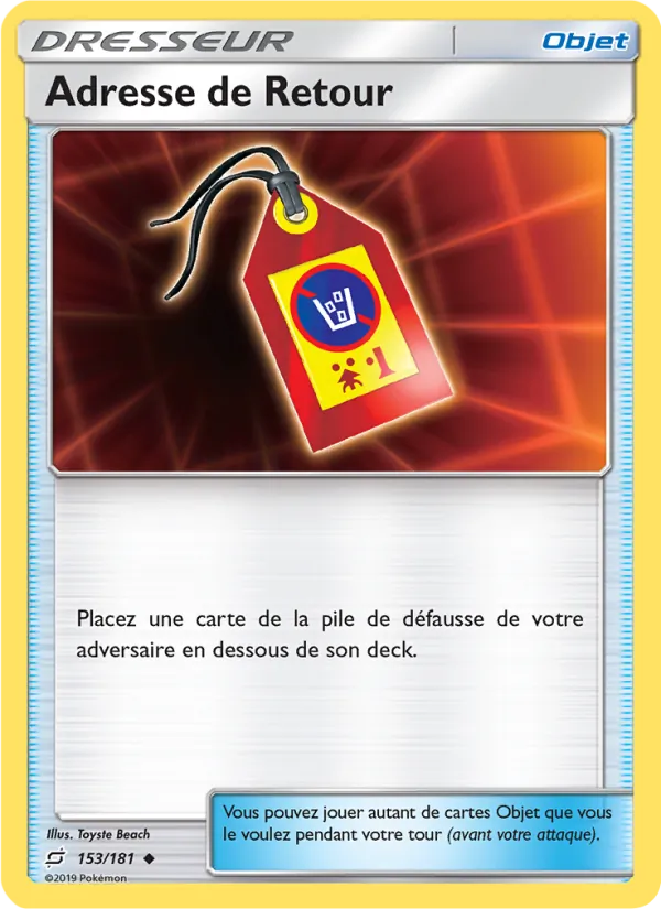 Carte Adresse de Retour 153/181 – Duo de Choc