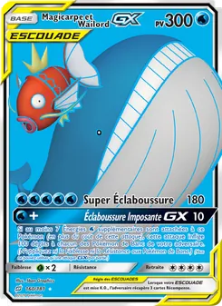 Carte Magicarpe et Wailord GX 160/181 – Duo de Choc