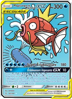 Carte Magicarpe et Wailord GX 161/181 – Duo de Choc