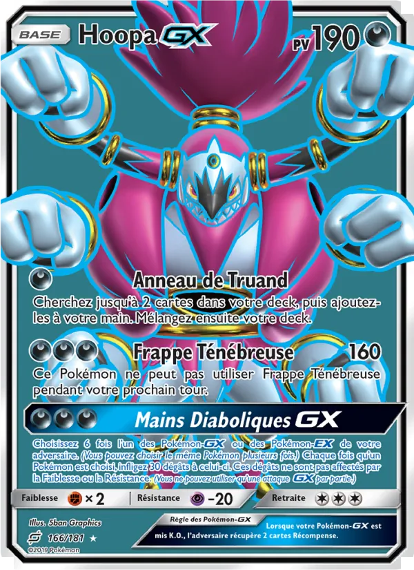 Carte Hoopa GX 166/181 – Duo de Choc