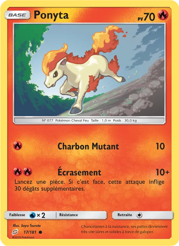 Carte Ponyta 17/181 – Duo de Choc