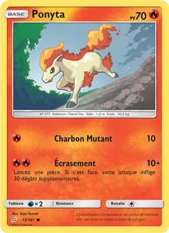 Carte Ponyta 17/181 – Duo de Choc