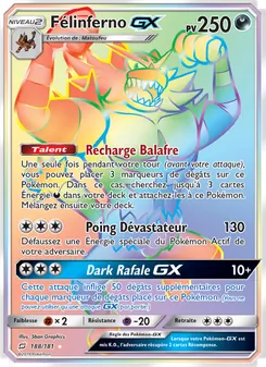 Carte Félinferno GX 188/181 – Duo de Choc