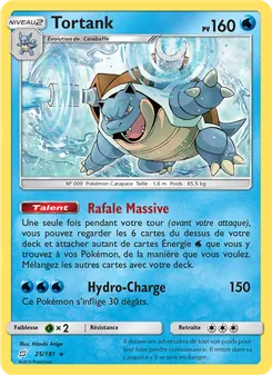 Carte Tortank 25/181 – Duo de Choc