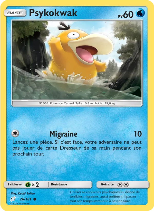 Carte Psykokwak 26/181 – Duo de Choc