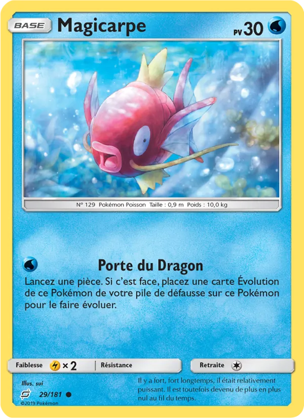 Carte Magicarpe 29/181 – Duo de Choc