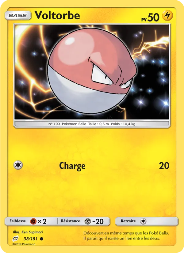 Carte Voltorbe 38/181 – Duo de Choc