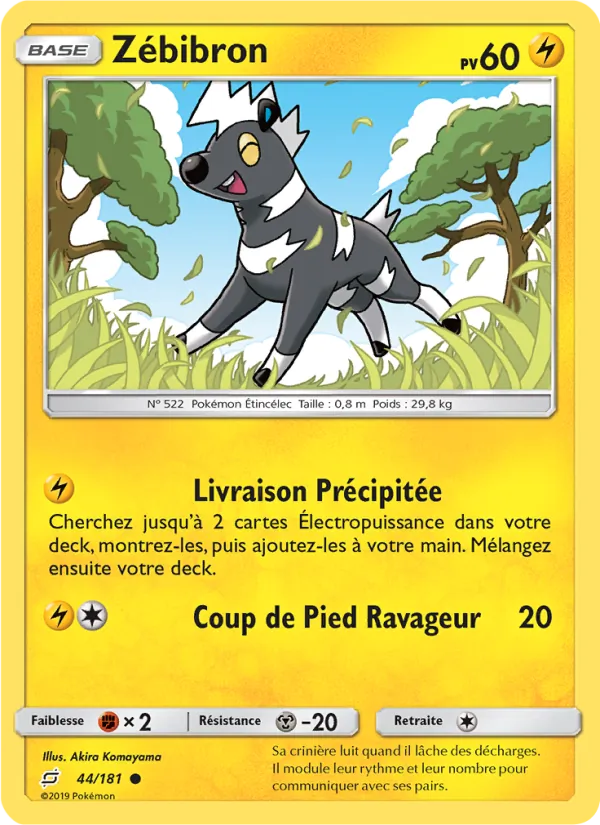 Carte Zébibron 44/181 – Duo de Choc