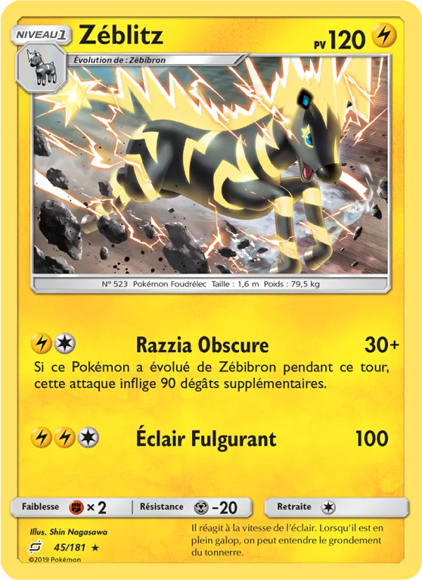 Carte Zéblitz 45/181 – Duo de Choc