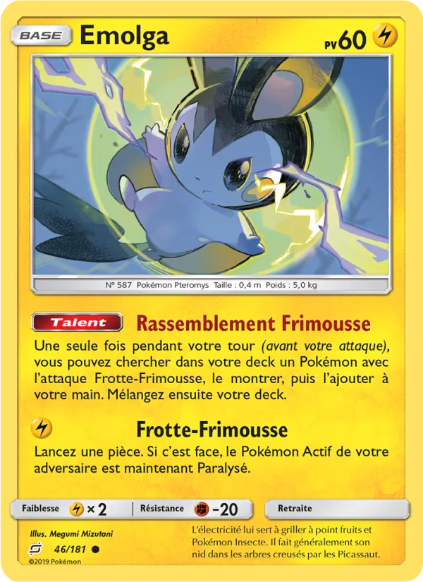 Carte Emolga 46/181 – Duo de Choc