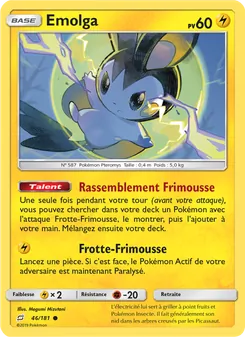 Carte Emolga 46/181 – Duo de Choc