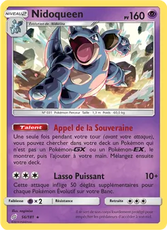Carte Nidoqueen 56/181 – Duo de Choc