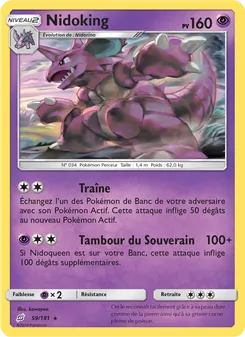 Carte Nidoking 59/181 – Duo de Choc