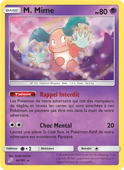 Carte M. Mime 66/181 – Duo de Choc