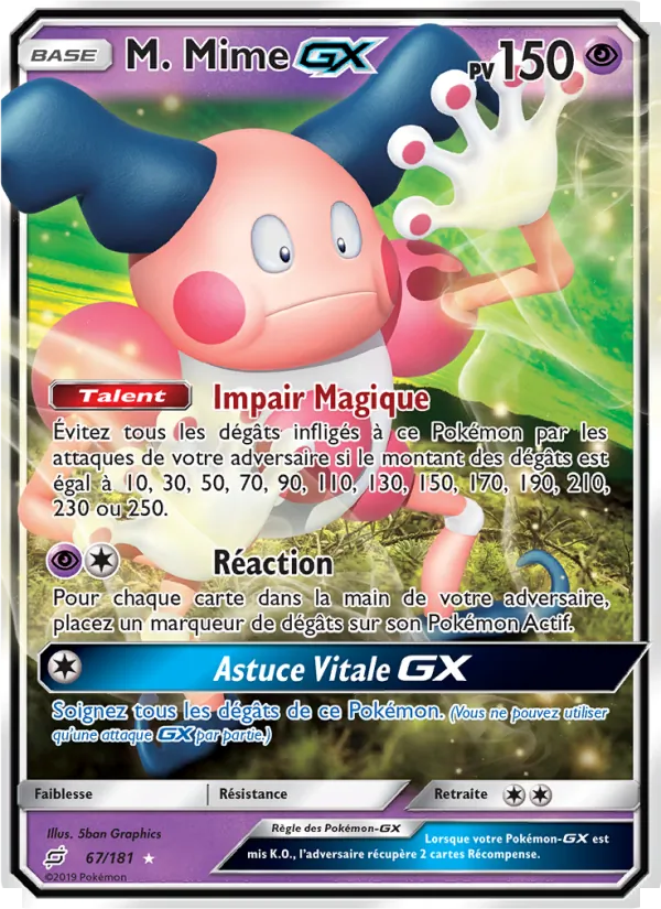 Carte M. Mime GX 67/181 – Duo de Choc