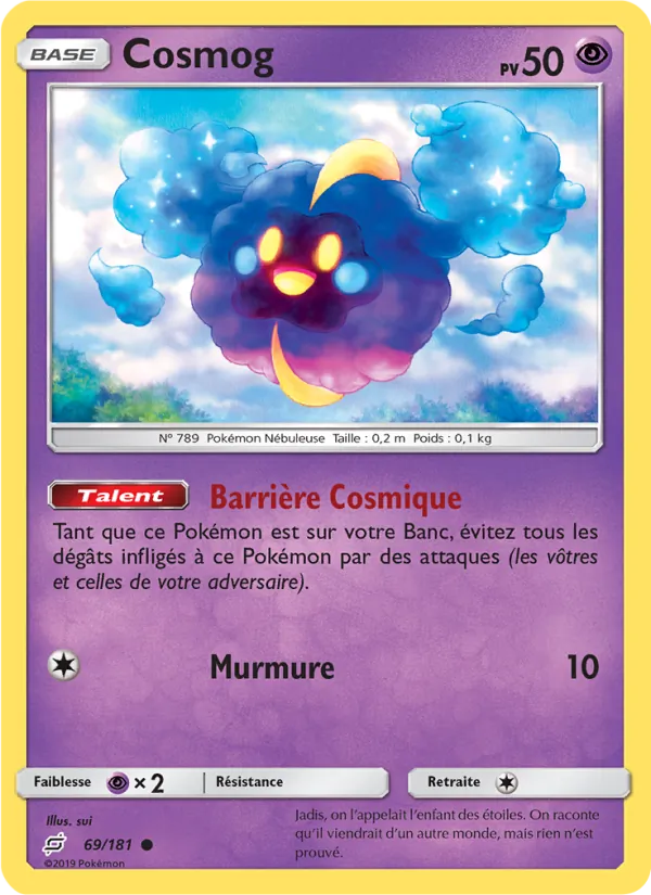 Carte Cosmog 69/181 – Duo de Choc