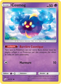 Carte Cosmog 69/181 – Duo de Choc