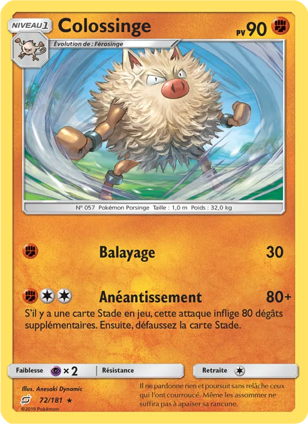 Carte Colossinge 72/181 – Duo de Choc