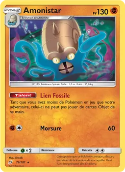 Carte Amonistar 76/181 – Duo de Choc