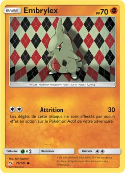 Carte Embrylex 79/181 – Duo de Choc