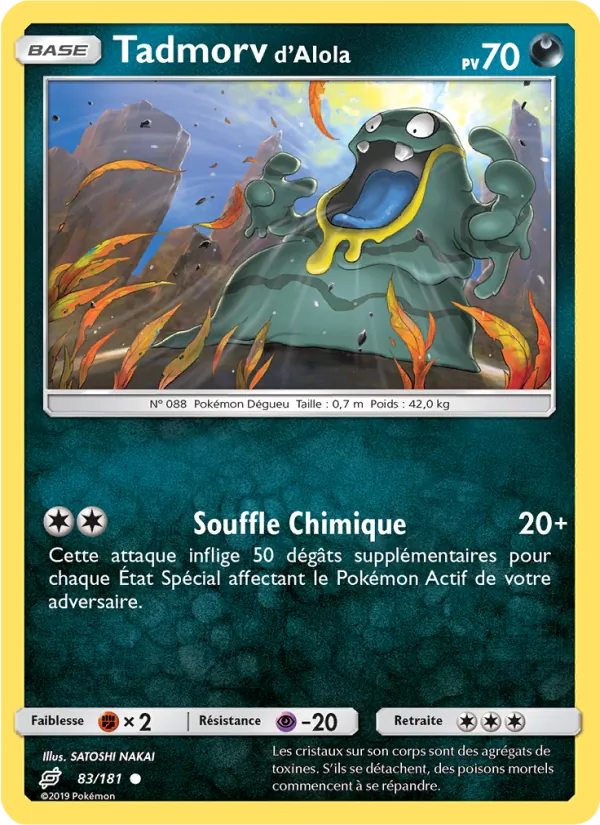 Carte Tadmorv d’Alola 83/181 – Duo de Choc