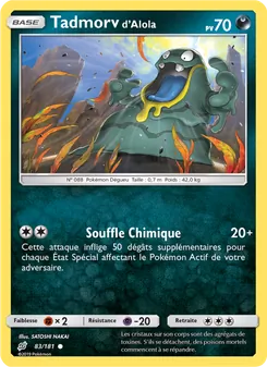 Carte Tadmorv d’Alola 83/181 – Duo de Choc
