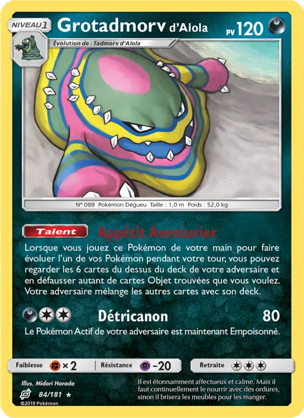 Carte Grotadmorv d’Alola 84/181 – Duo de Choc