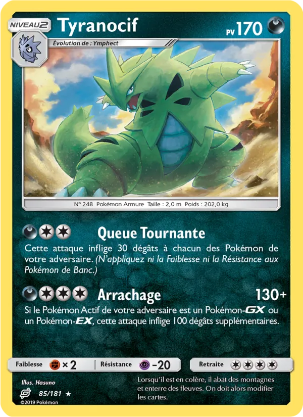 Carte Tyranocif 85/181 – Duo de Choc