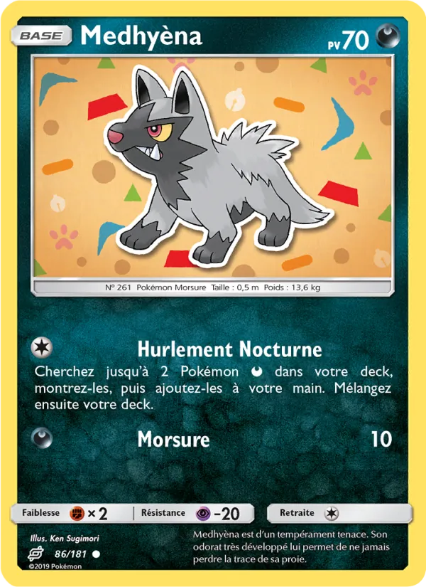 Carte Medhyèna 86/181 – Duo de Choc