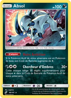Carte Absol 88/181 – Duo de Choc