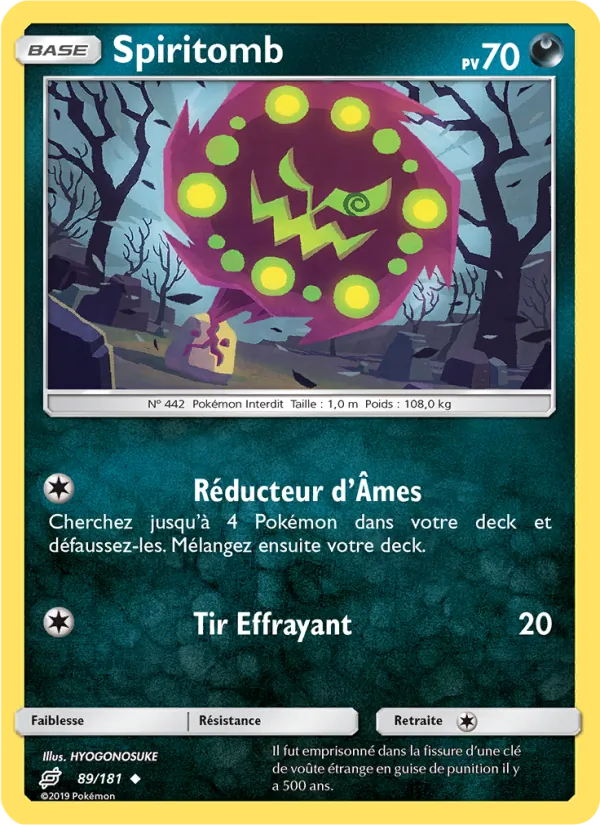Carte Spiritomb 89/181 – Duo de Choc