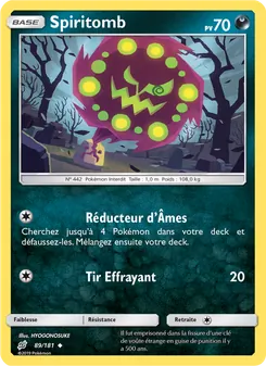 Carte Spiritomb 89/181 – Duo de Choc