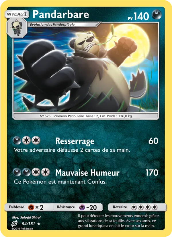 Carte Pandarbare 94/181 – Duo de Choc