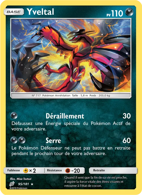 Carte Yveltal 95/181 – Duo de Choc